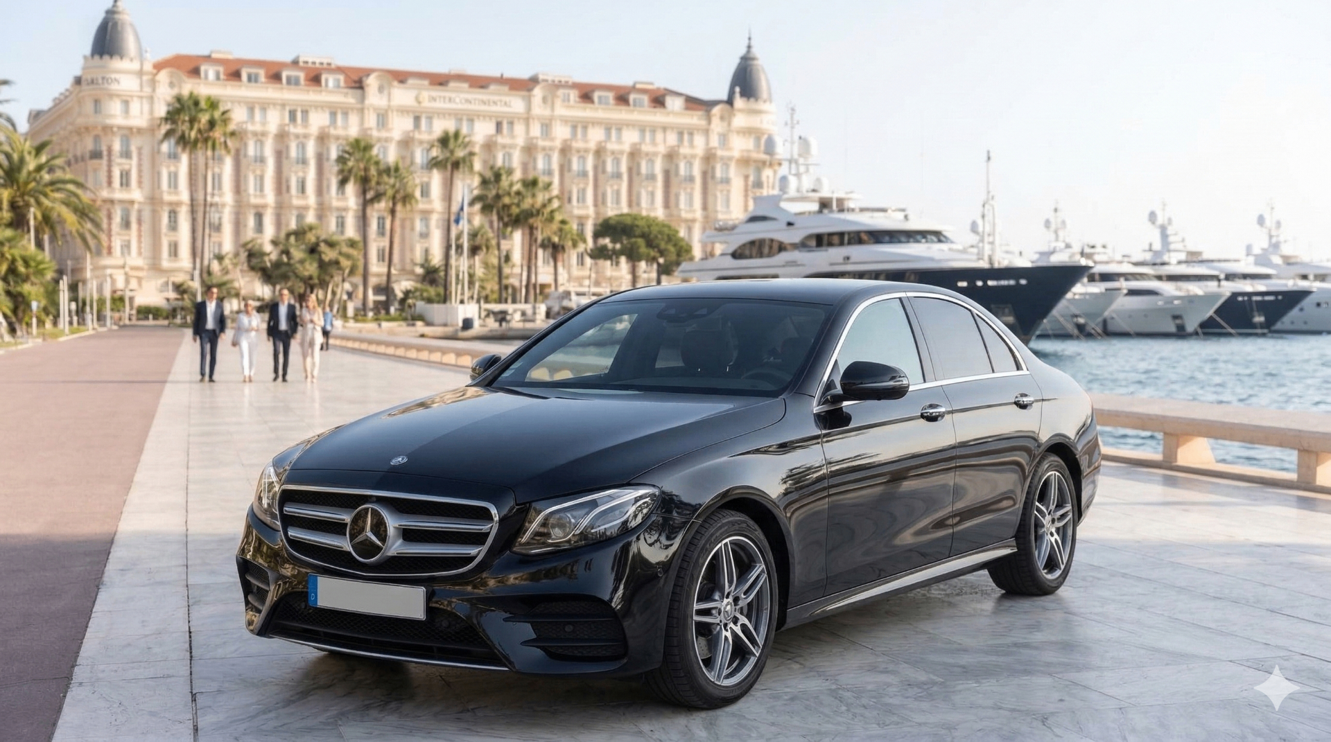 Mercedes Classe E - Véhicule VTC de luxe pour transfert sur la Côte d'Azur